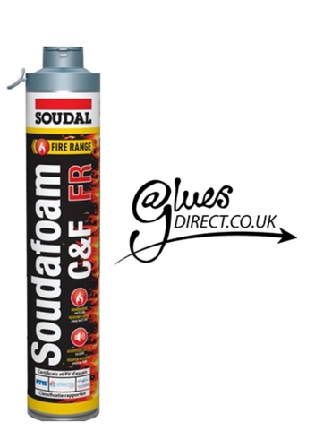 SOUDAL Soudafoam FR Gun Click & Fix - FIRE RESIATANT FOAM